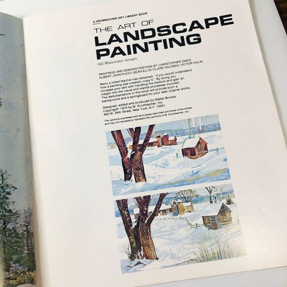 A Grumbacher Art Library Book "The Art of Landscape Painting" 1975, B-378 - Picture 2 of 10
